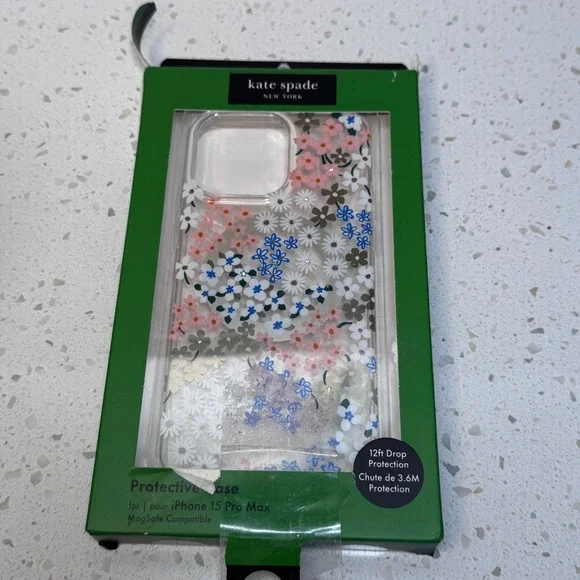 Kate Spade for iPhone 15 Pro Max Case Floral MagSafe Cover Ditzy Daisy
