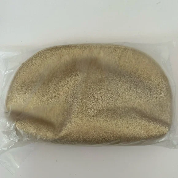 bareMinerals Shimmering Gold Pouch - Evening Bag - Cosmetics Bag - BRAND NEW