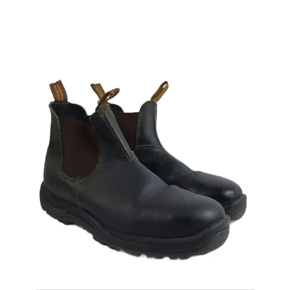 Blundstone Stout Brown Leather Composite‎ Toe Safety Men's  boots