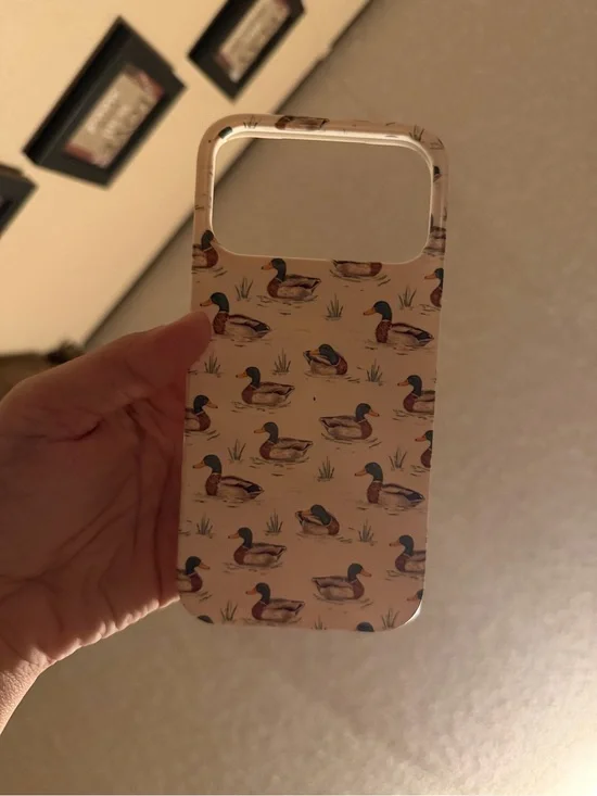iPhone 17 pro max Duck Pattern White Phone Case - Unbranded