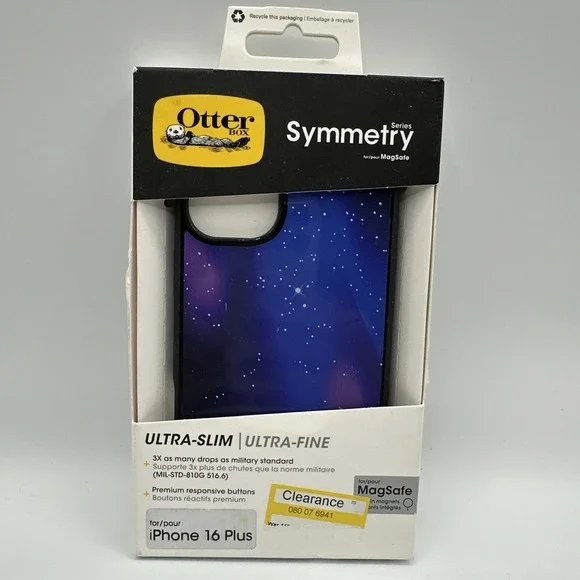 OtterBox Apple iPhone 16 Plus Symmetry Series Case with MagSafe Nebula Night