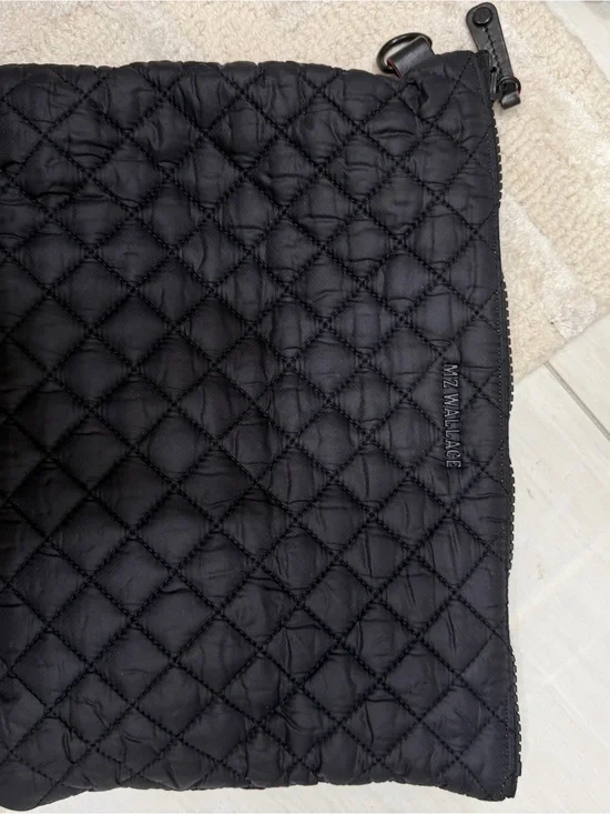 MZ Wallace Quilted Cosmetic Pouch in Black