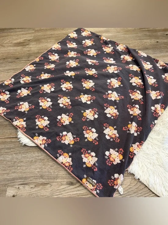 Matilda Jane Baby Blanket Joanna Gaines Floral Pom Pom Cotton