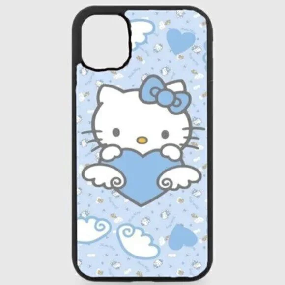 Blue Hello Kitty Phone Case