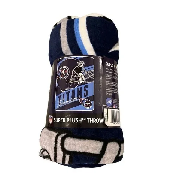 Northwest NFL Micro Raschel Throw Blanket - Tennessee Titans 46IN. X 60 IN.