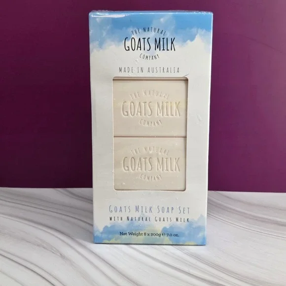 The Natural Goats Milk Company Soap Set Unisex 8 Pack 200g Bars Australian Made‎