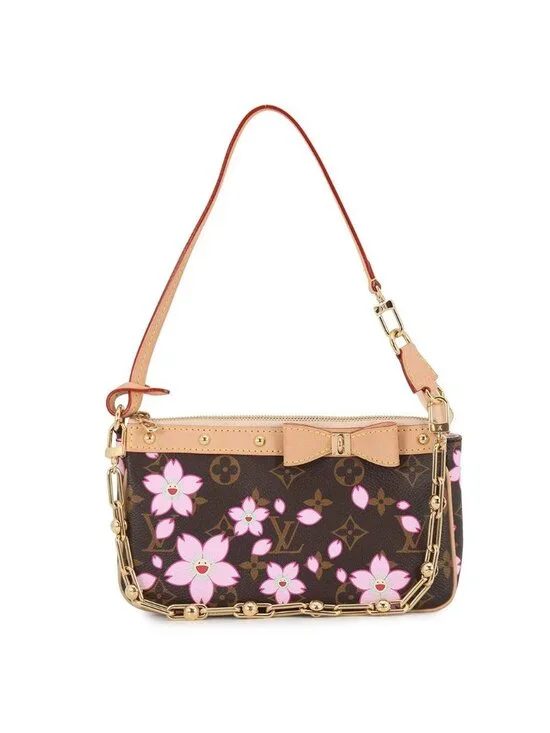 Louis Vuitton Handbag Monogram Cherry Blossom LV TM Pochette Accessoire Pouch
