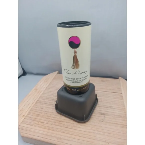 New Sealed Avon Far Away Shimmering Body Powder‎ 1.4 oz Discontinued 2002
