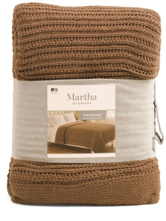 Martha Stewart Chenille Textured Blanket