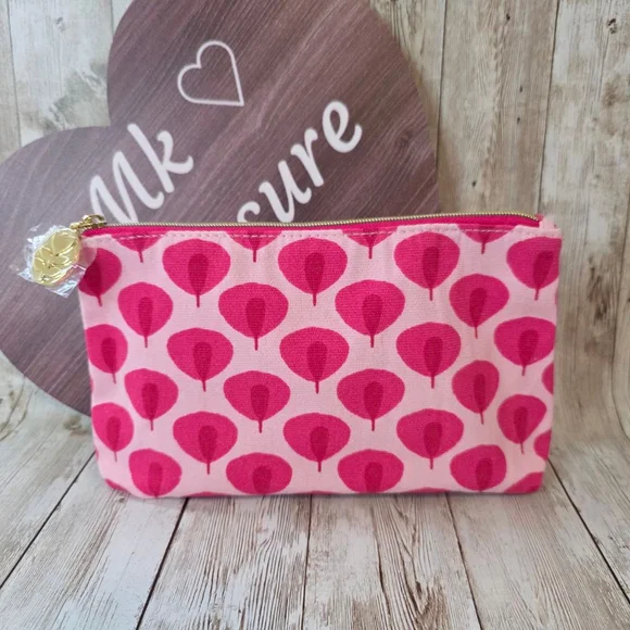 Estee Lauder Pink Floral Cosmetic NWOT