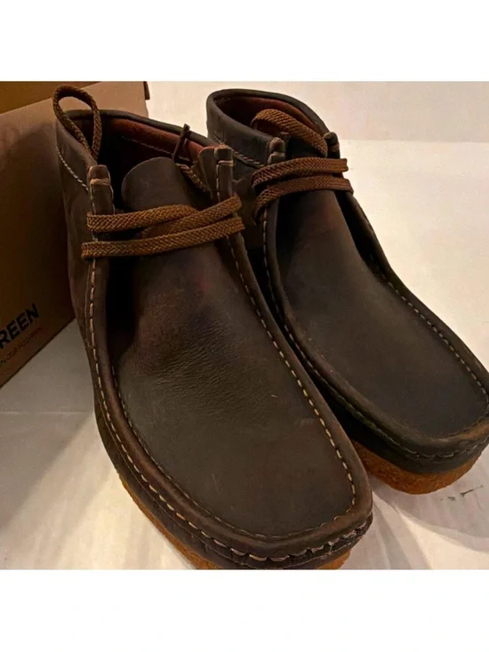 Clarks Brown Leather Chukka Wallabee Boots
