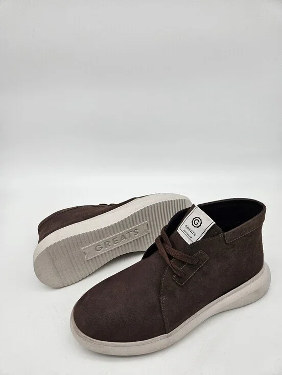 GREATS Brooklyn Chukka Boots Mens Brown Sz 10.5