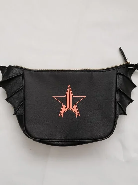 Jeffree Star black bat wing purse makeup bag Limited Edition