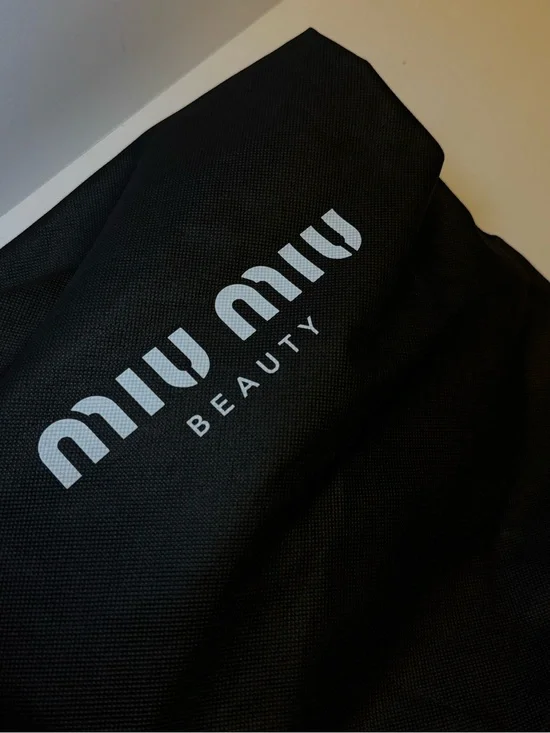 Miu Miu Beauty bag with black dust bag