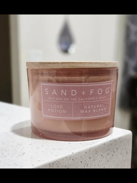 SAND + FOG Love Potion Scented Candle - Blush Pink 12oz