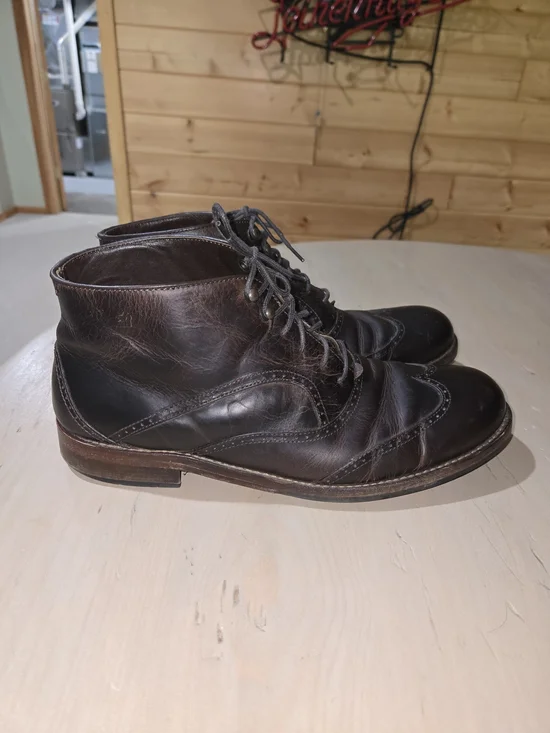 Wolverline 1000 Mile Wing Tip Boot Mens 12