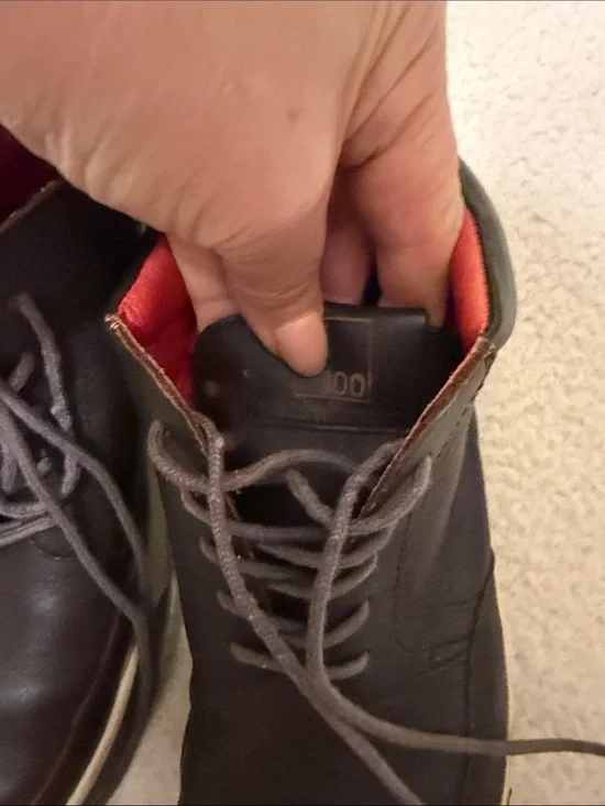 Men's Black Leather Chukka Boots with Red Interior
