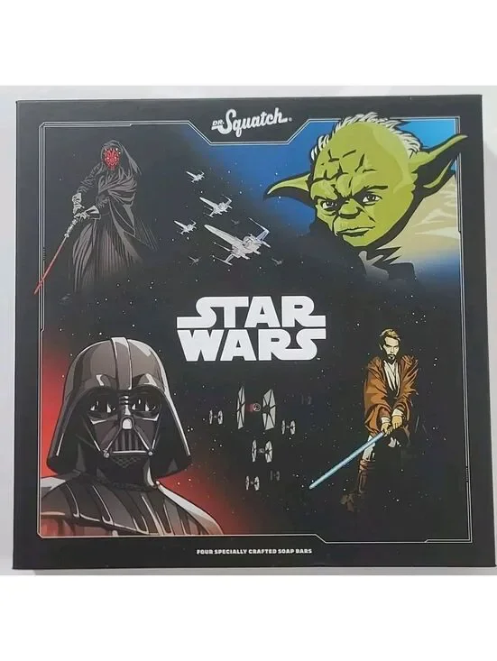 Dr. Squatch Star Wars Limited Edition Soap Set Collection 1 4 Bars New