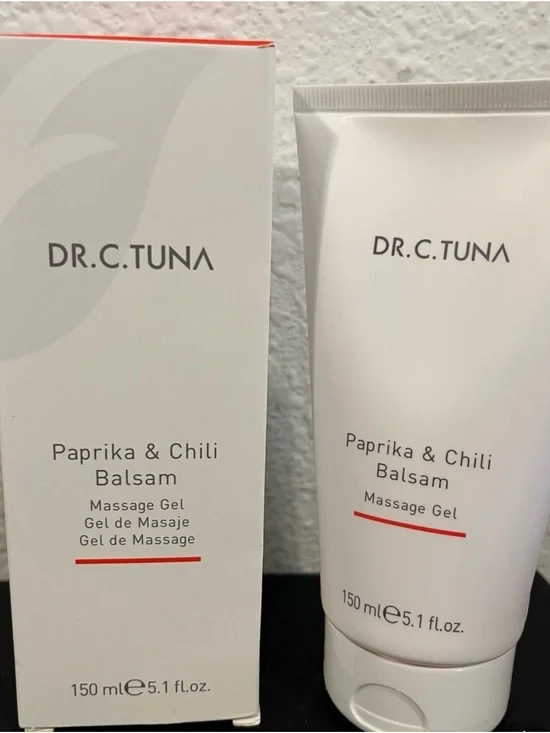 Farmasi Paprika & Chili Balsam Massage Gel - White with Red Accent