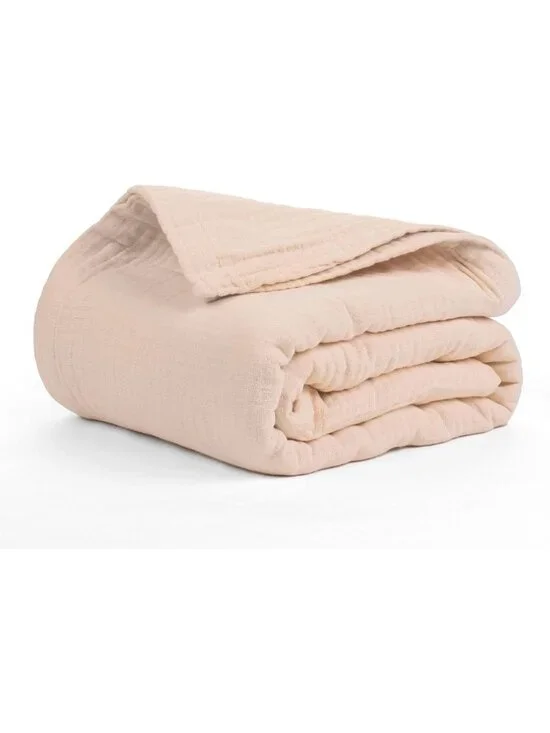 Soft 100% Cotton Muslin Blanket, Large 50
