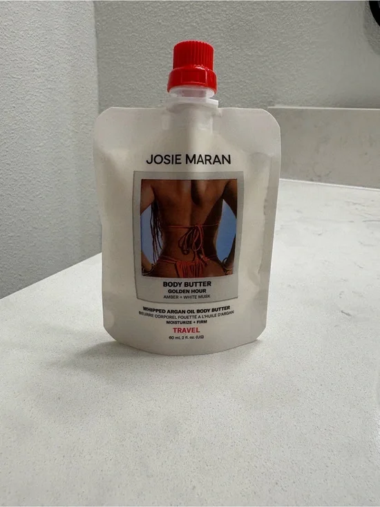 Josie Maran Golden Hour Whipped Argan Oil Body Butter - Travel