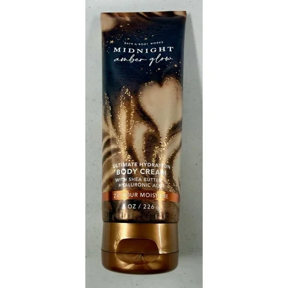 Bath Body Works MIDNIGHT AMBER GLOW Ultimate Hydration Body Cream Lotion 8 oz