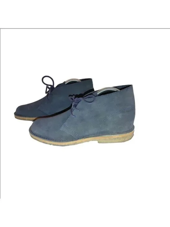 Brooks Brothers Mens Blue Suede Chukka Lace ups Size 8