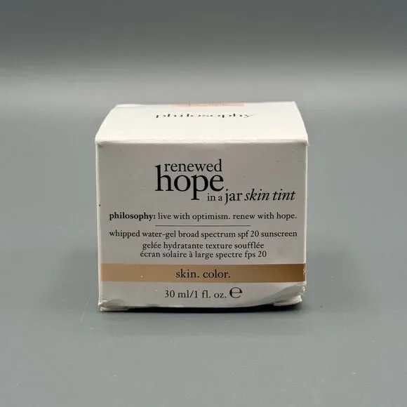 Philosophy Renewed Hope In A Jar Skin Tint 4.5 Nude 1 oz New Box