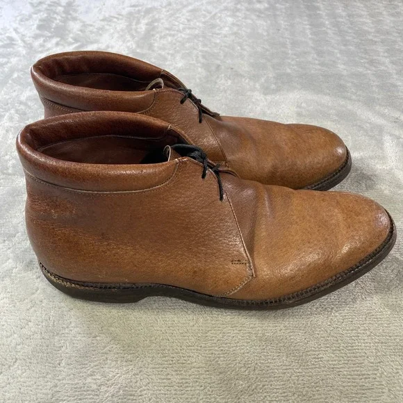 Allen Edmonds Chukka Desert Boots Viking II Mens 9 Brown Leather USA Office