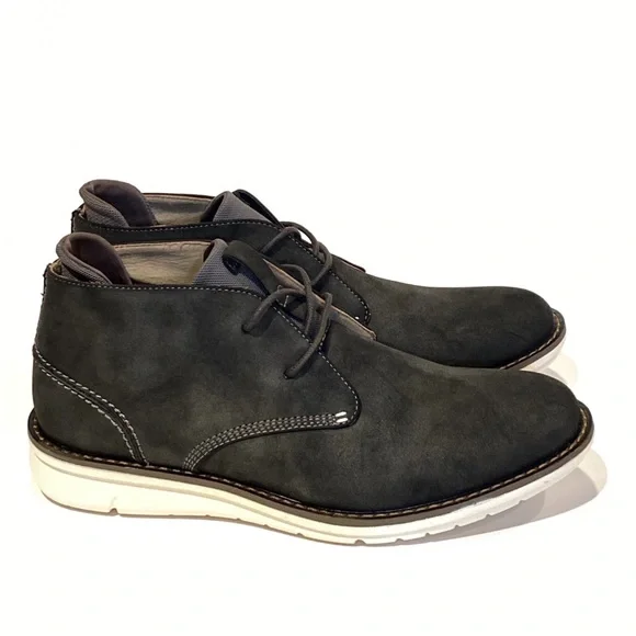Kenneth Cole Reaction Men’s Casino Chukka Boots Dark Gray Size 11‎