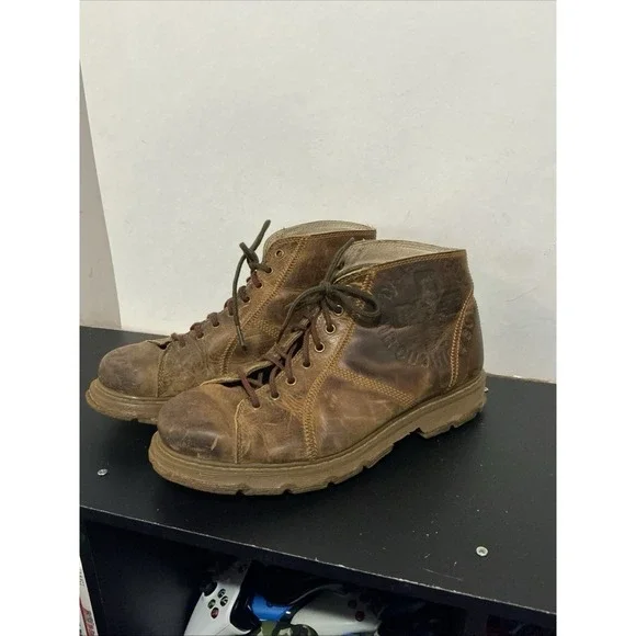 Dr  Doc Martens 12556 Distressed Brown Leather Chukka Boots Men's 12 AirWair