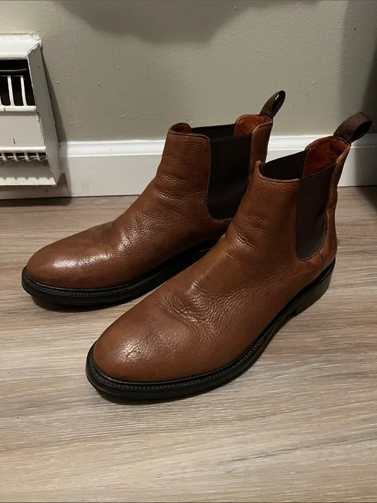 Frye Men's Brown Leather Chukka Chelsea Boots