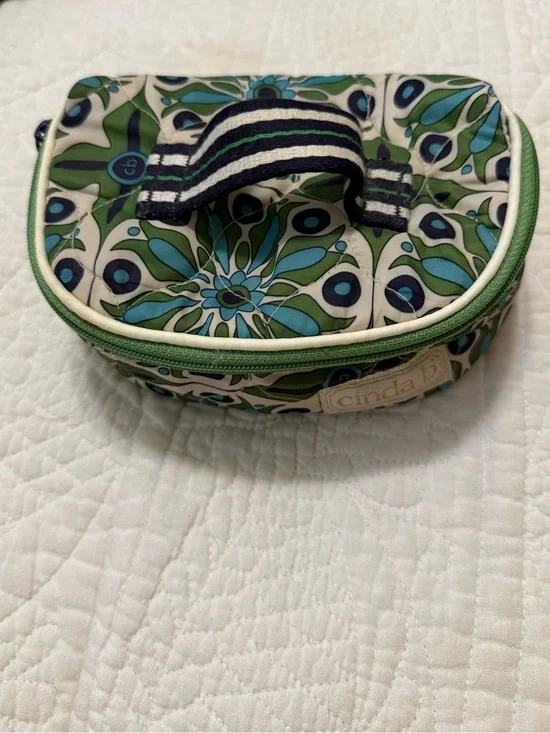 Cinda B Verde Bonita Quilted Jewelry Case