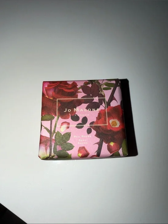 NWT Jo Malone Pink Floral Red Rose Soap Bar