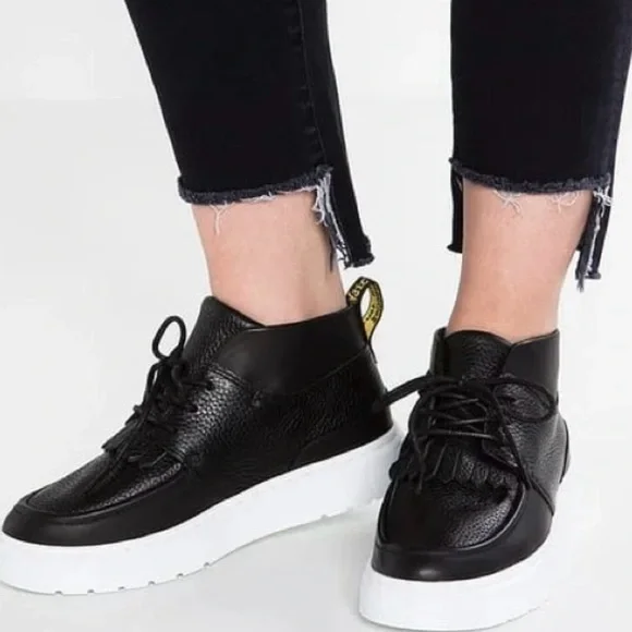 Dr martens Jemima womens kelti chukka Black Leather boots size 7L