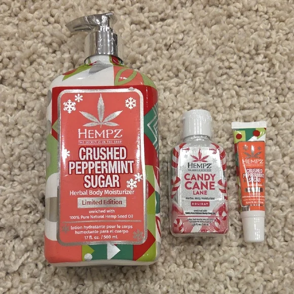 Hempz Set Body Moisturizer & Herbal Lip Balm
