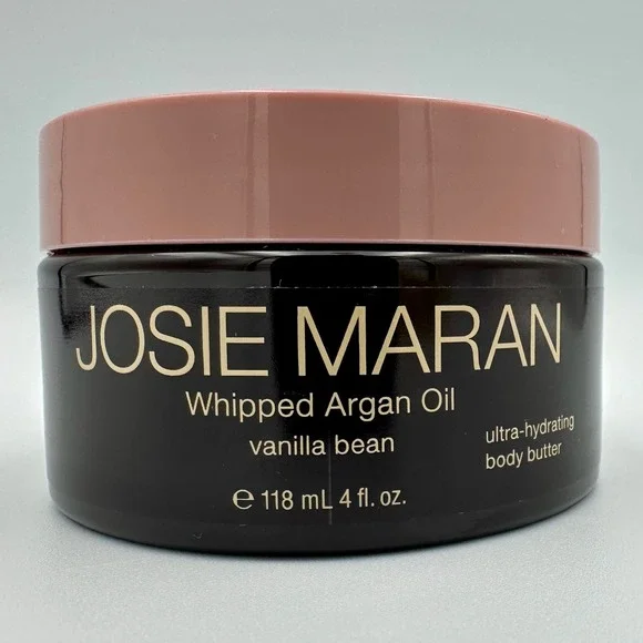 Josie Maran Whipped Argan Oil Body Butter Vanilla Bean 4oz 118ml New Sealed