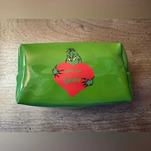 Revolution x Grinch Green Small Cosmetic Bag