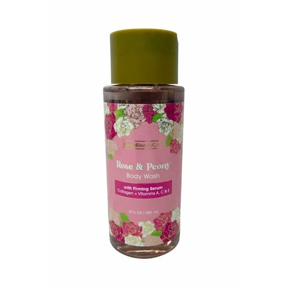 Global Beauty Care Rose And Peony Body Wash Firming Serum Collagen + A, C & E