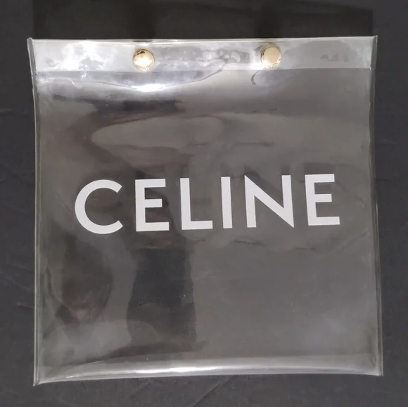 Celine Clear PVC/ Plastic Pouch 8