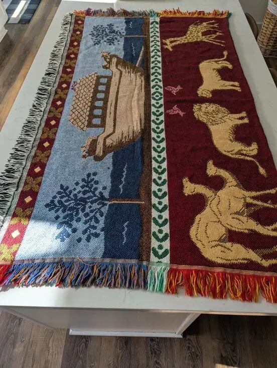 Noah's Ark Throw Blanket/Afghan 50