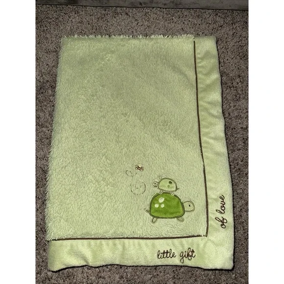 Koala Baby Green Turtle Bee Little Gift Of Love Baby‎ Blanket Unisex Plush Lovey