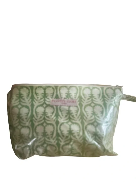 Pigotts Store Green Patterned Cosmetic Pouch
