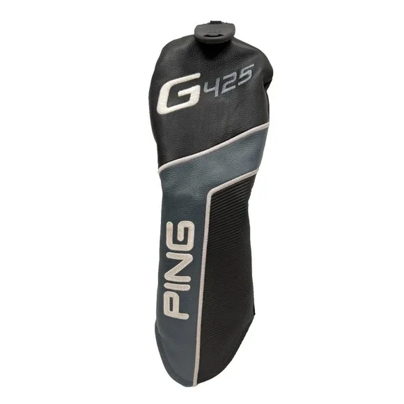 PING G425 Fairway Wood Golf Club Headcover - Black Grey White Adjustable Tag OEM