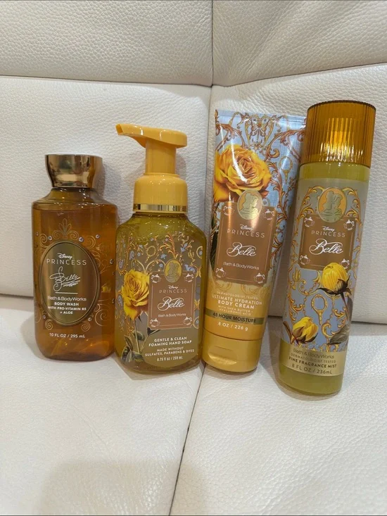 Bath & Body Works Disney Princess Belle 4 Pieces Set