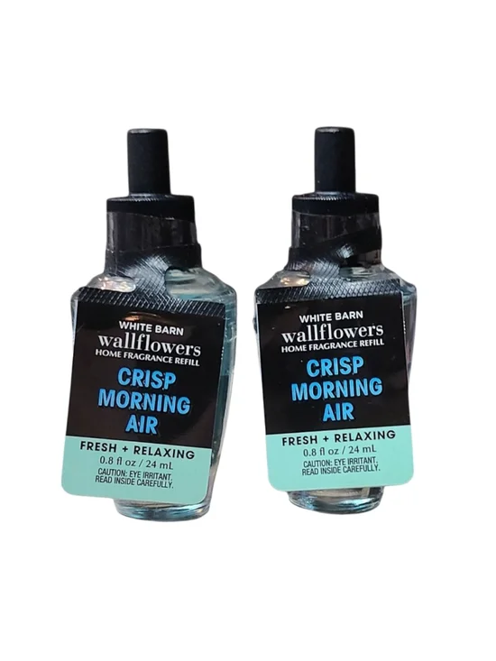 CRISP MORNING AIR WALLFLOWER FRAGRANCE REFILLS BY BATH AND BODY WORKS