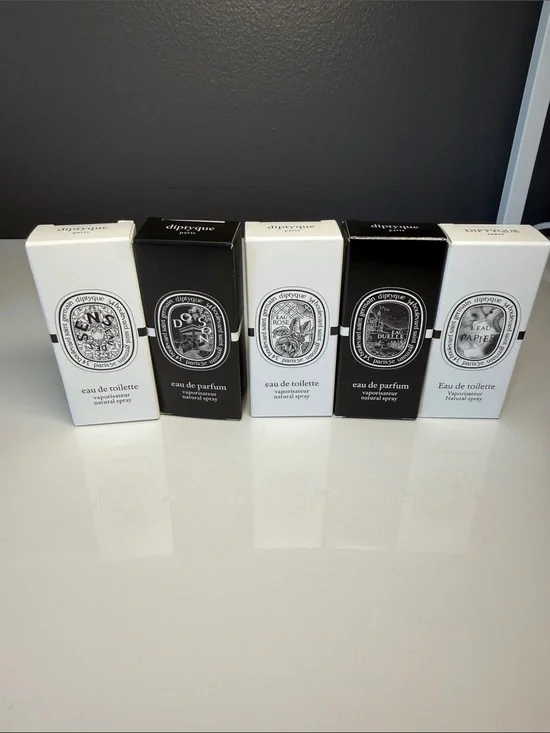 diptyque Mini Fragrance Set of five Samples, new