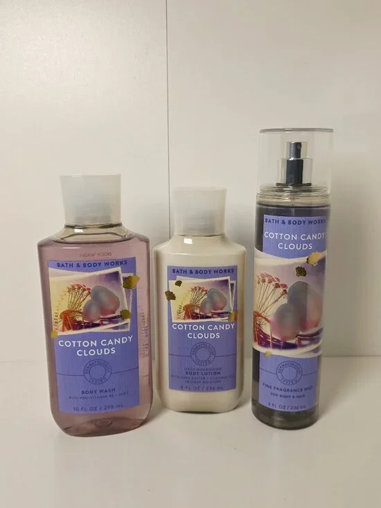 Bath & Body Works Cotton Candy Clouds Body Care