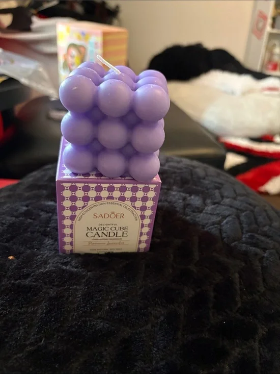 Sadoer Lavender Magic Cube Candle