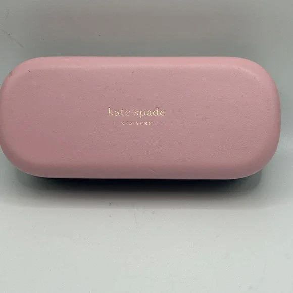 Kate Spade  Authentic Hard Clamshell Eyeglasses Case - Pink